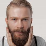 well-groomed beard