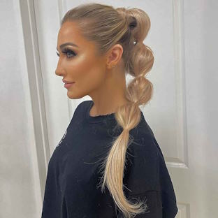 bubble ponytail